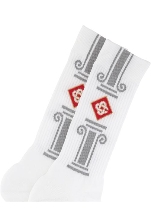 Grey column socks CASABLANCA | APS25ACC01004GREY COLUMN